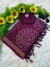 Kt 2114 Mul Cotton Silk Printed Bandhej Sarees